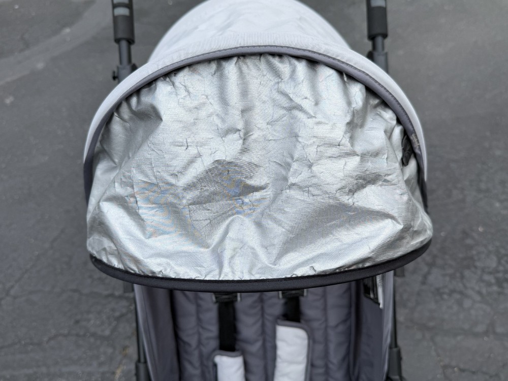 Summer Infant 3Dlite Convenience Stroller, Gray/Silver (Black Frame)