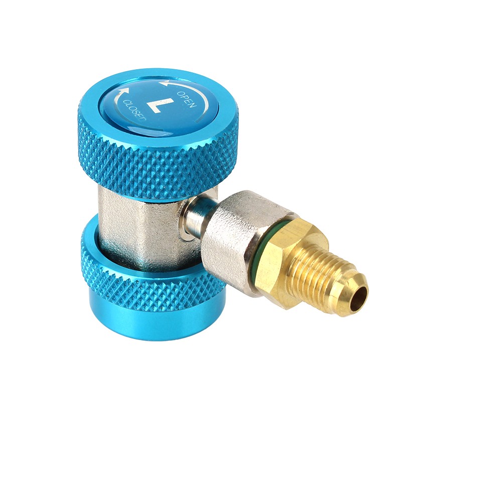 Low side R134A Quick Coupler Adapter Air Condition Adjustable Manifold Connector