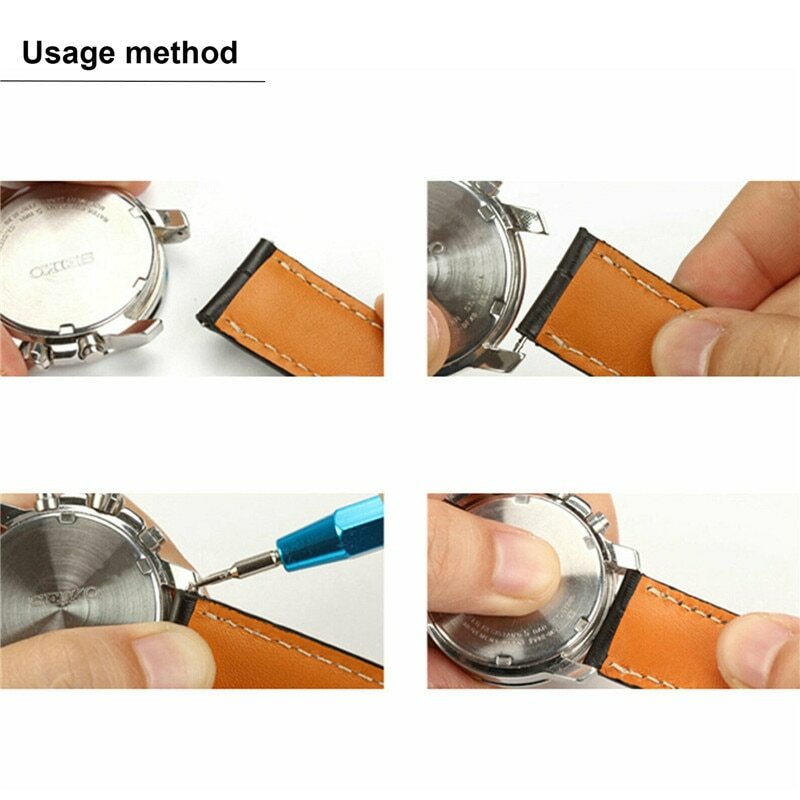 360pcs Watch PINS SPRING BARS Band Strap Link 8-25mm Repair Kit Stainless Steel