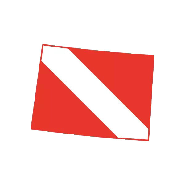 Colorado State Shaped Diver Down Flag Sticker Decal