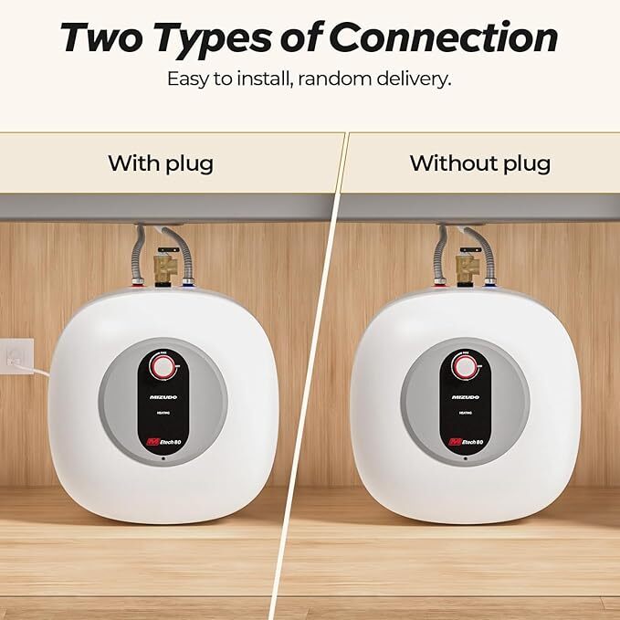 4.0 Gallon Electric Mini-Tank Water Heater Under Sink Compact Instant Hot Water