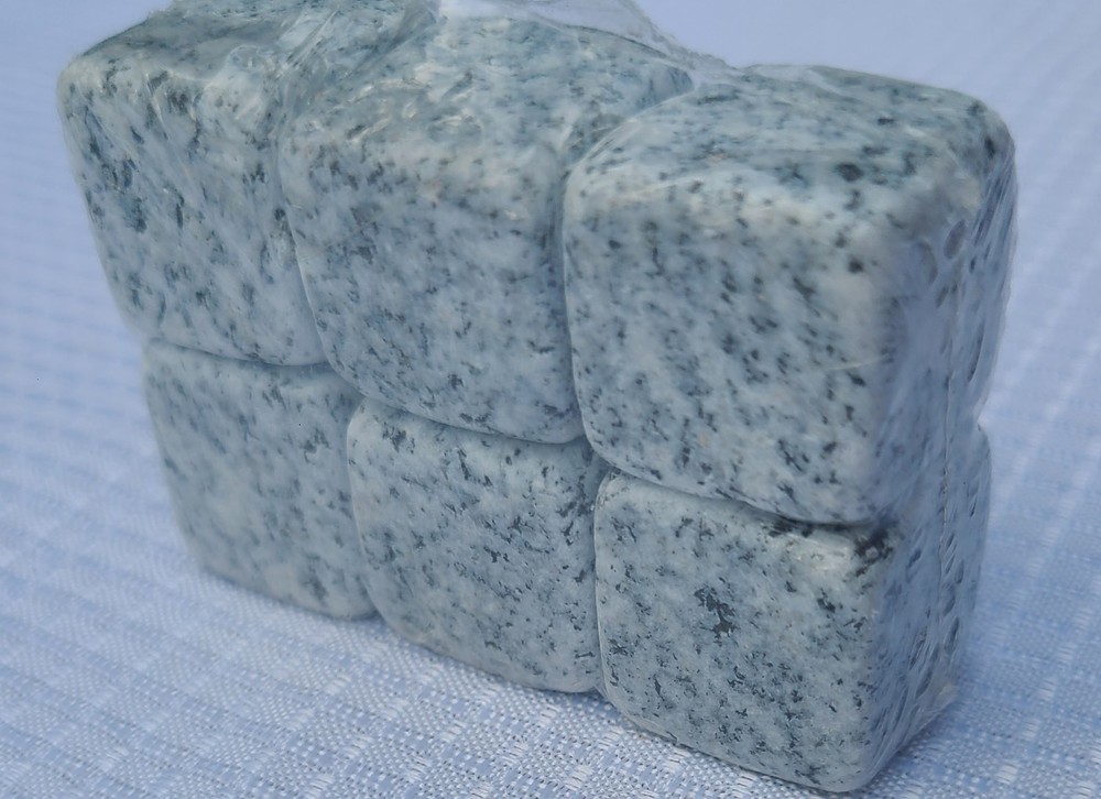 Gray Marble Whiskey Stones Reusable
