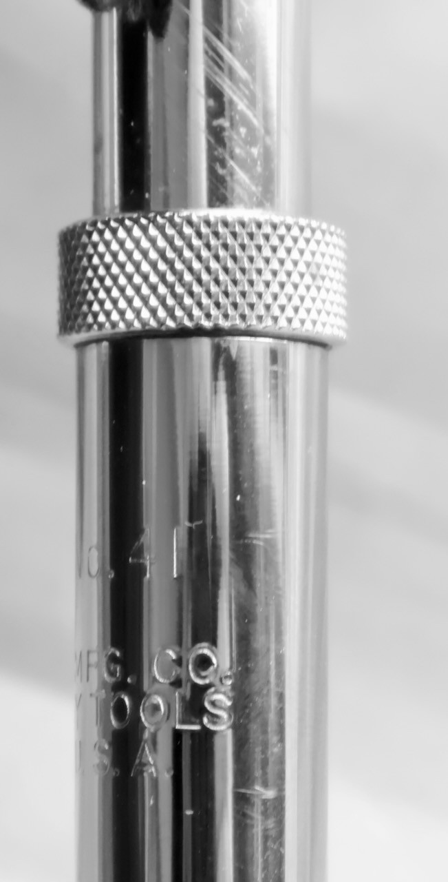 North Bros "YANKEE" No. 41 Push Drill + 8 Bits + Box + Insert / NOS / MT Tools