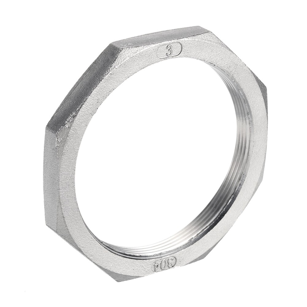 Cast Pipe Fitting Hex Locknut Nut G 3" Female Thread (DN80)