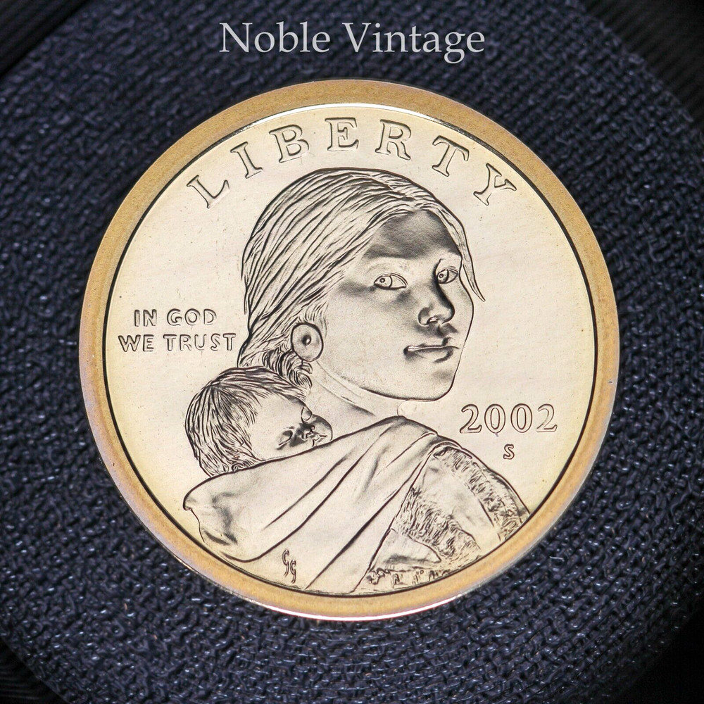 2002 S Proof Sacagawea Dollar - From a proof set