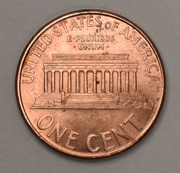 2001 Penny Multi Strike Error Double Die, Die Cracks, Initials Obscured