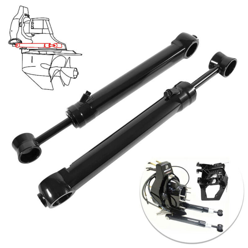 Port & Starboard Trim Tilt Ram Cylinder 98703A26, 98704A26 Fit Mercruiser Bravo