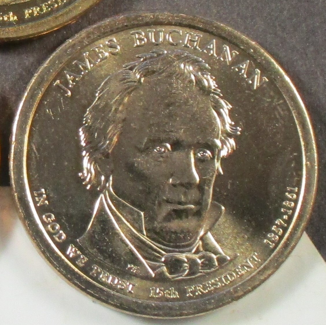 2010 D James Buchanan Presidential Dollar From Mint Roll