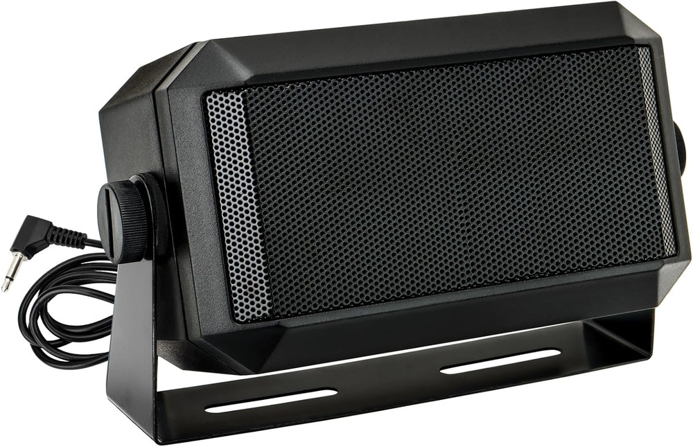 NEW External Communications Speaker 8 Ohms 4.5" with 6ft Cable & Mount Bracket
