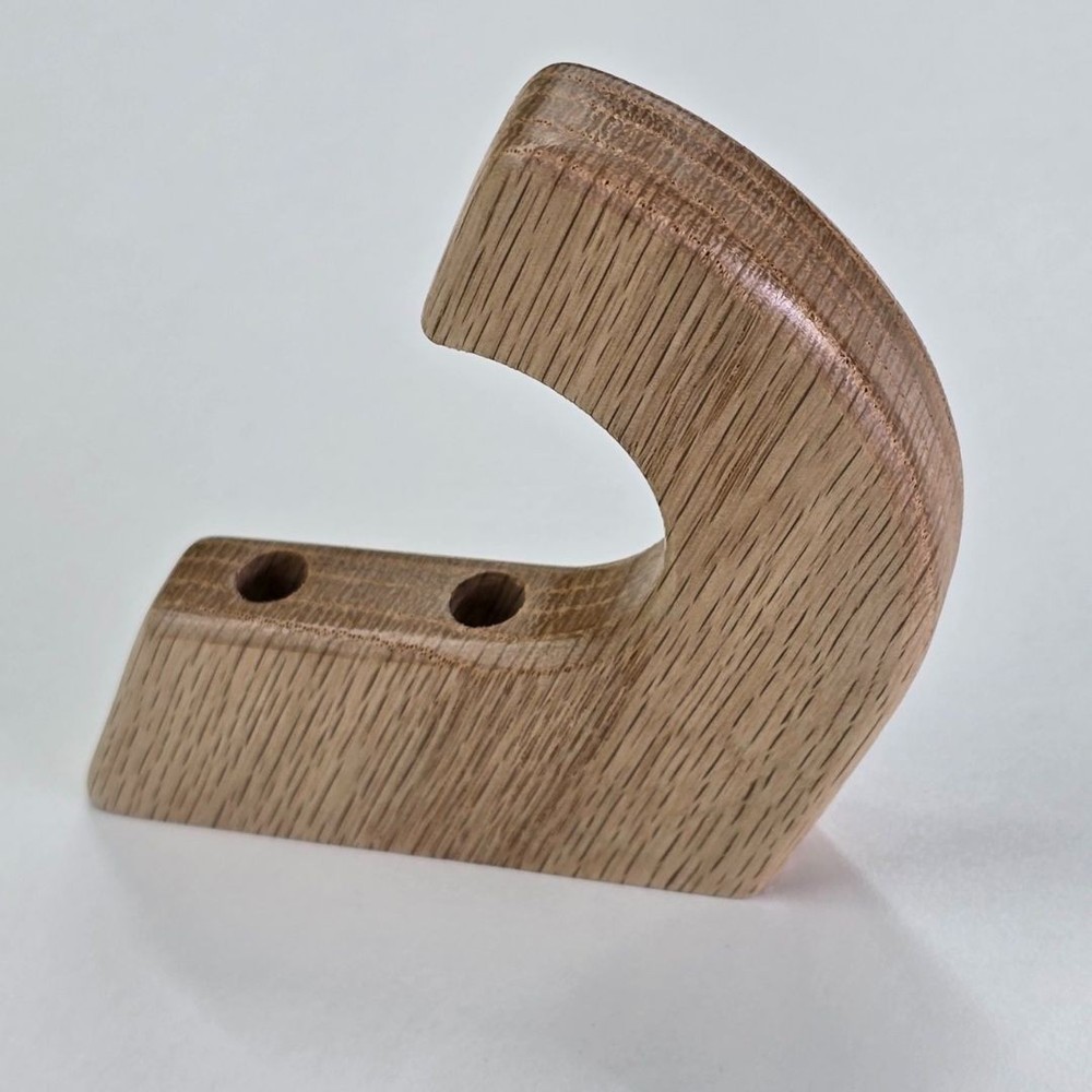 Solid Wood Wall Hooks | Red Oak