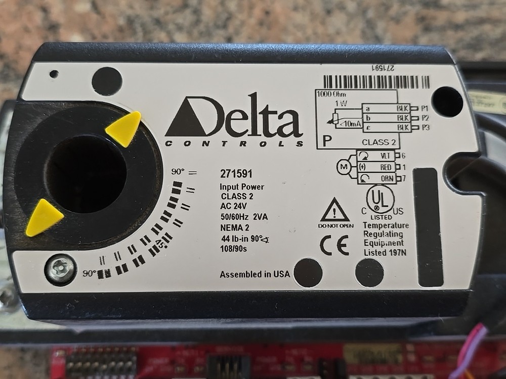 Delta controls DVCV304 271591 VAV controller