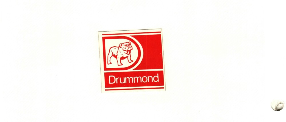 NICE DRUMMOND COAL CO. COAL MINING STICKERS # 90