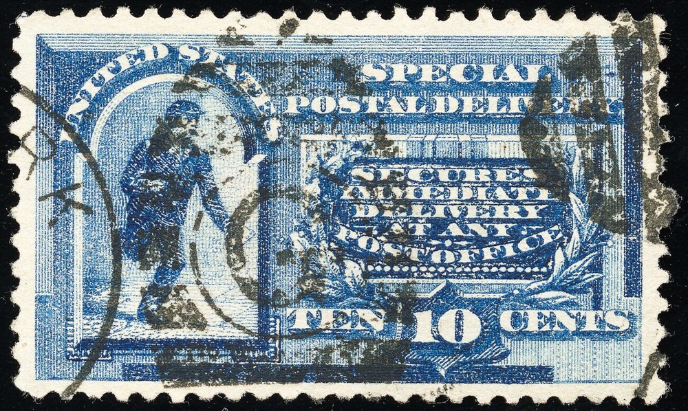 US Stamps # E2 Special Delivery Used XF