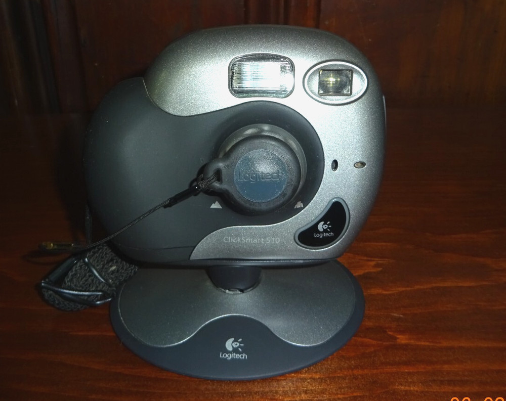 Logitech ClickSmart 510 Digital Camera, 1.3 Megapixel, 8MB Memory Card, New