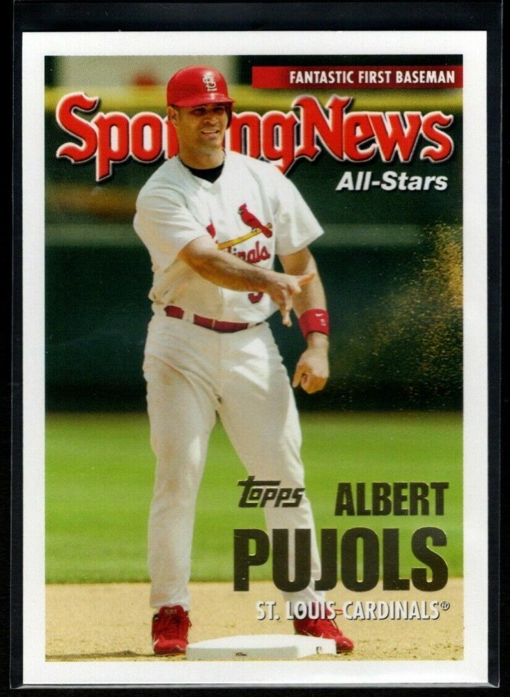 !!!     ALBERT PUJOLS  TOPPS   BASEBALL CARD $$