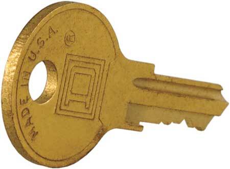 SQUARE D LP9618 Panelboard Key 4ETG4