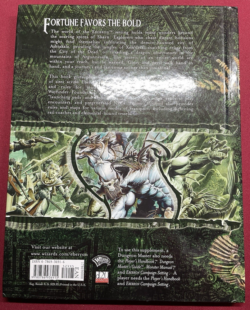 D&D Eberron Campaign Explorer's Handbook