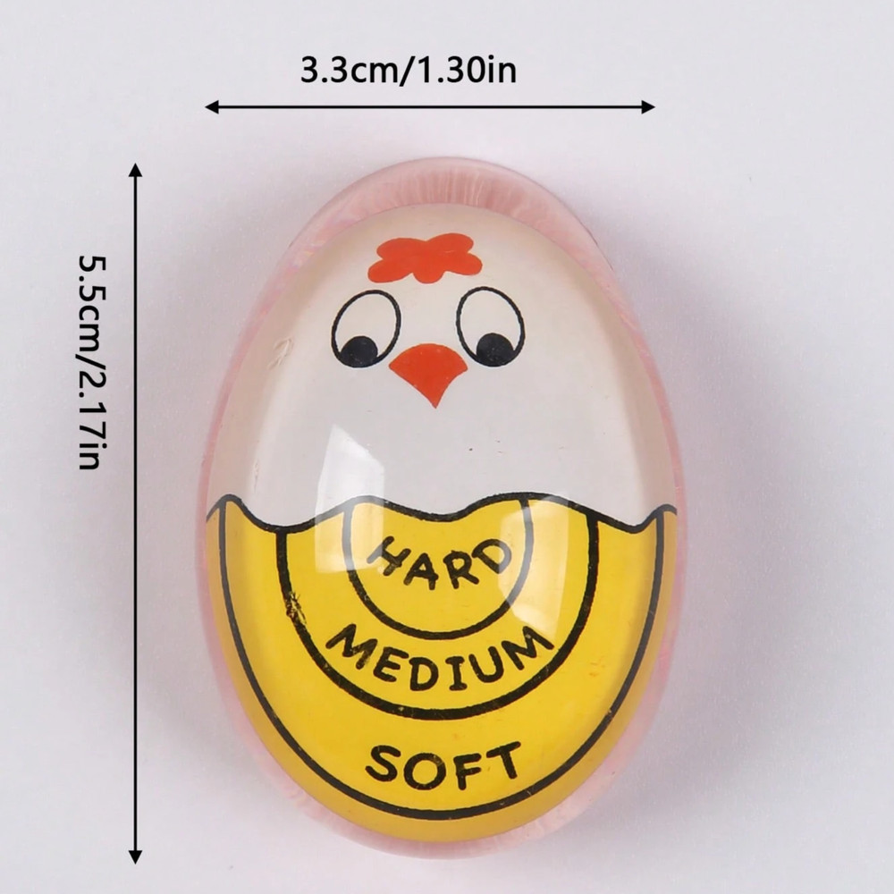 Color Changing Egg Timer - Hard And Soft Boiled Eggs With Sensitive Indicator