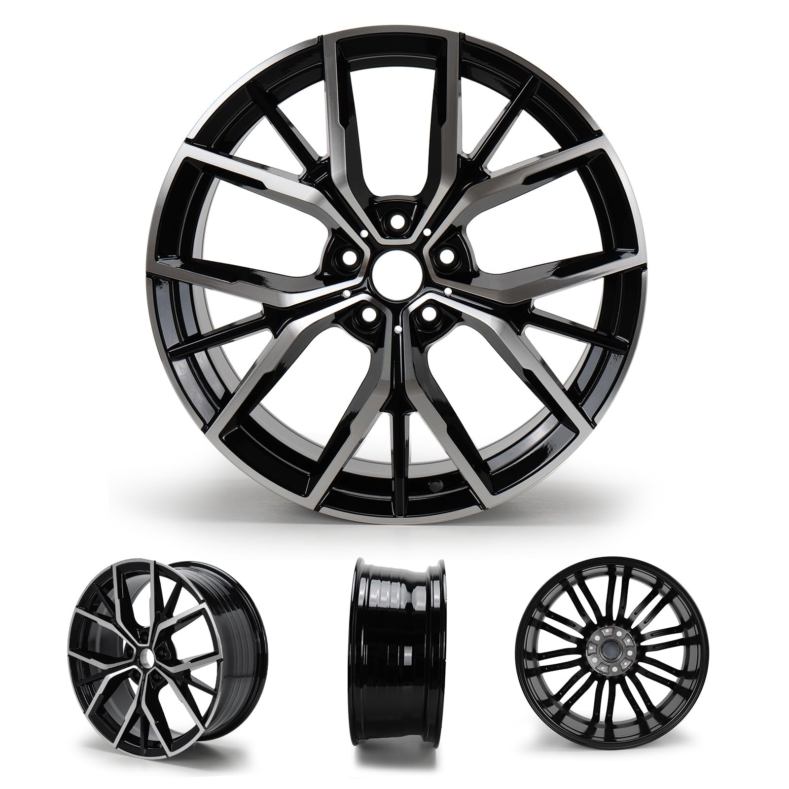 19x8 Front Wheel Rim for 530i 530e 540i M550i 5x112 ET30 66.6mm Hub Alloy