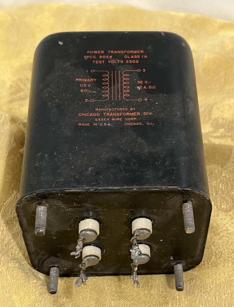 Chicago Spec 9024 Class 1A Power Transformer