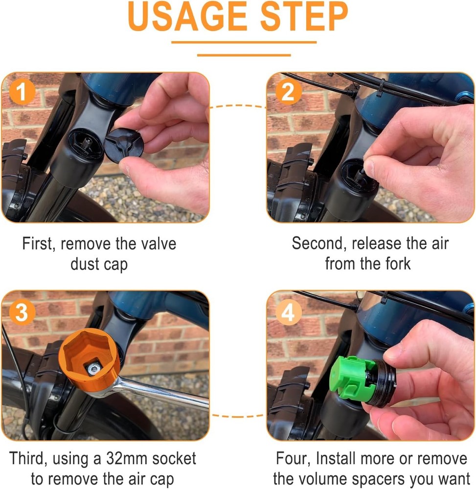 32mm Bike Fork Topcap Socket Tool Compatible for Fox Series of...