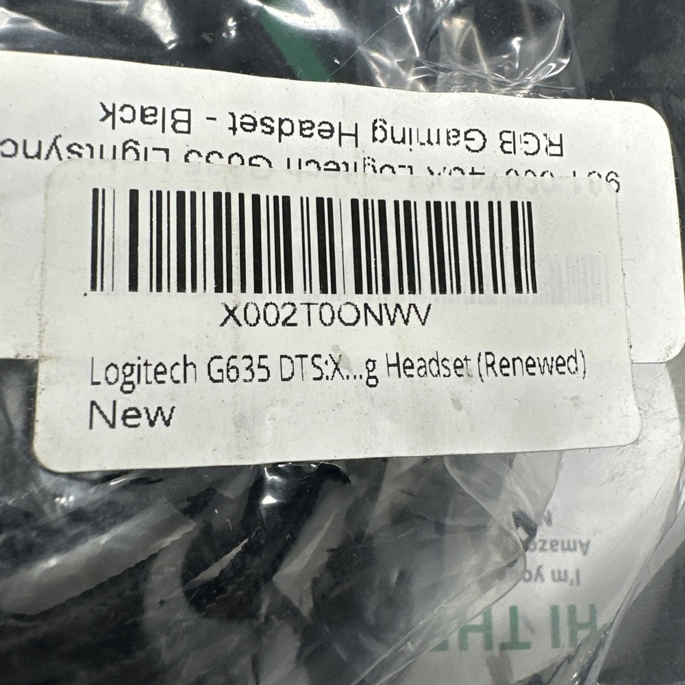 Logitech G635 DTS Gaming Headset /FREE SHIPPING!