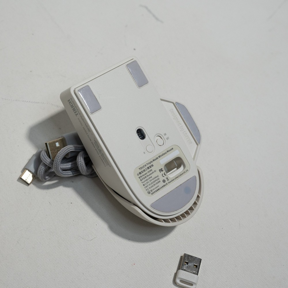 LOFREE Touch PBT Wired Wireless Bluetooth Optical Mouse 4000DPI Windows MAC - A+