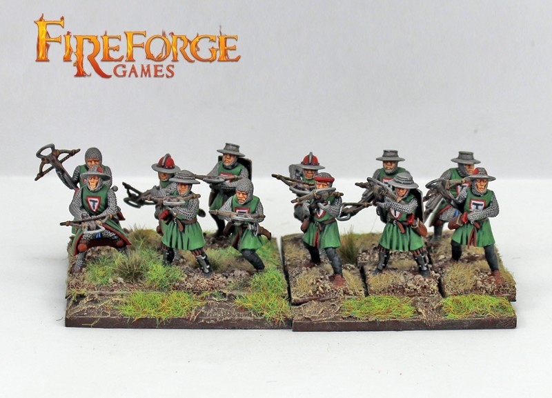 FIREFORGE GAMES DVMO03-BS (FFG005) TEUTONIC INFANTRY 28 MULTI-PART 28mm FIGURES