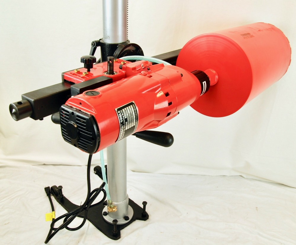 BLUEROCK 10" Z1 TEL Telescoping Stand Concrete Core Drill  ANY ANGLE DRILLING