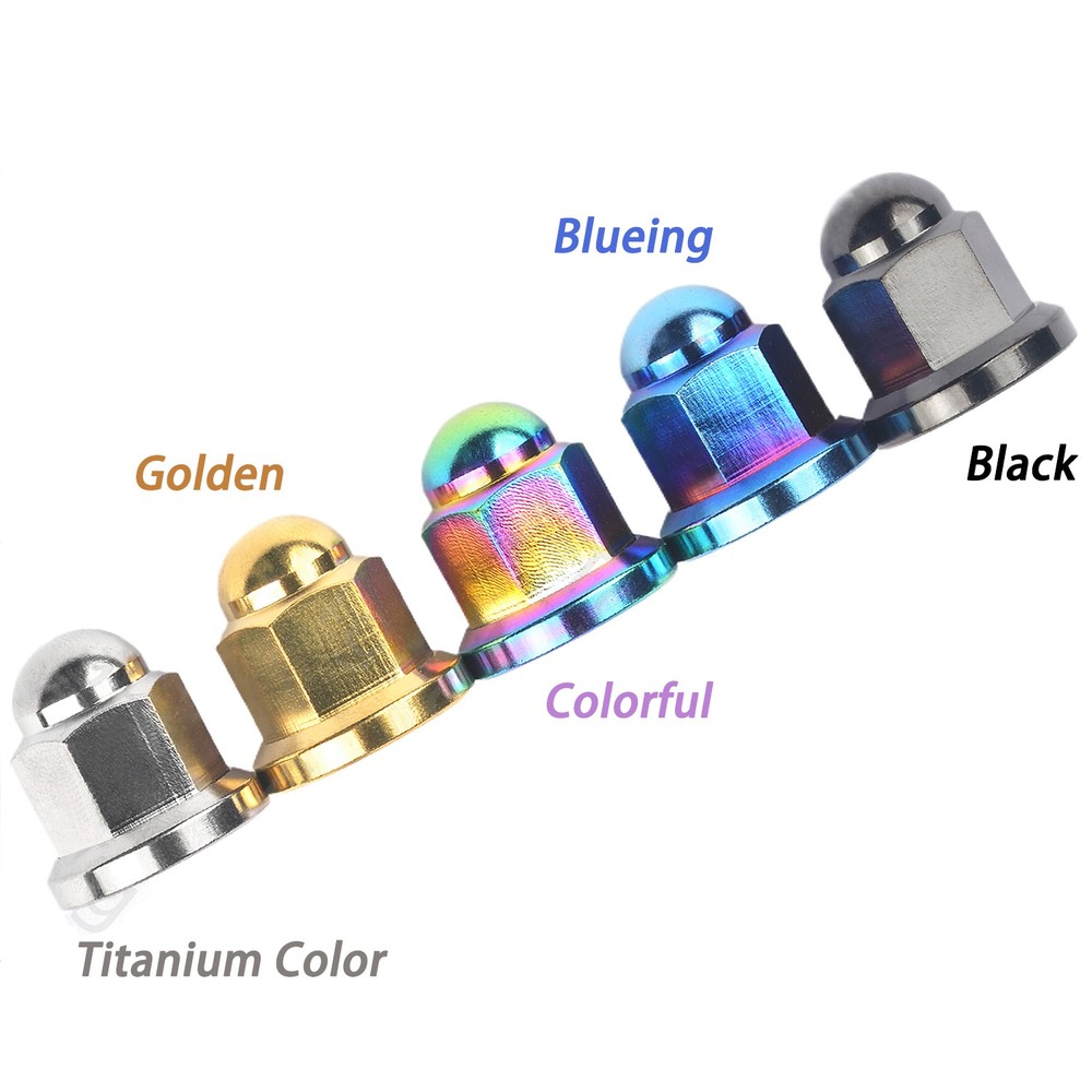 M6/M8/M10 Titanium Nut Dome Nut Cap Bolt Scrap Round Head Nut Motorcycle