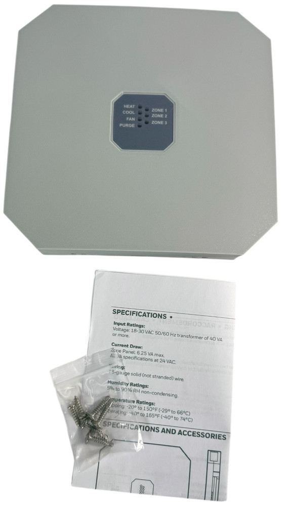 Control Panel Compatible with Thermostats HZ311 24V True Zone LED Status Display