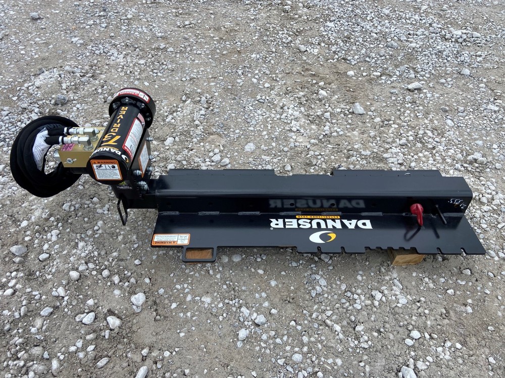 Danuser T3 Offset T-Post Driver Skid Steer Attachment 3"Diameter Oil Field Posts