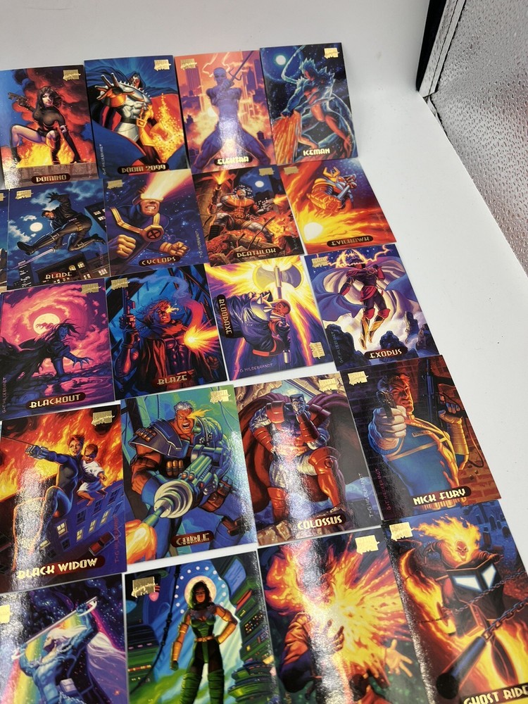 1994 Fleer Marvel Masterpieces 32 CARD LOT