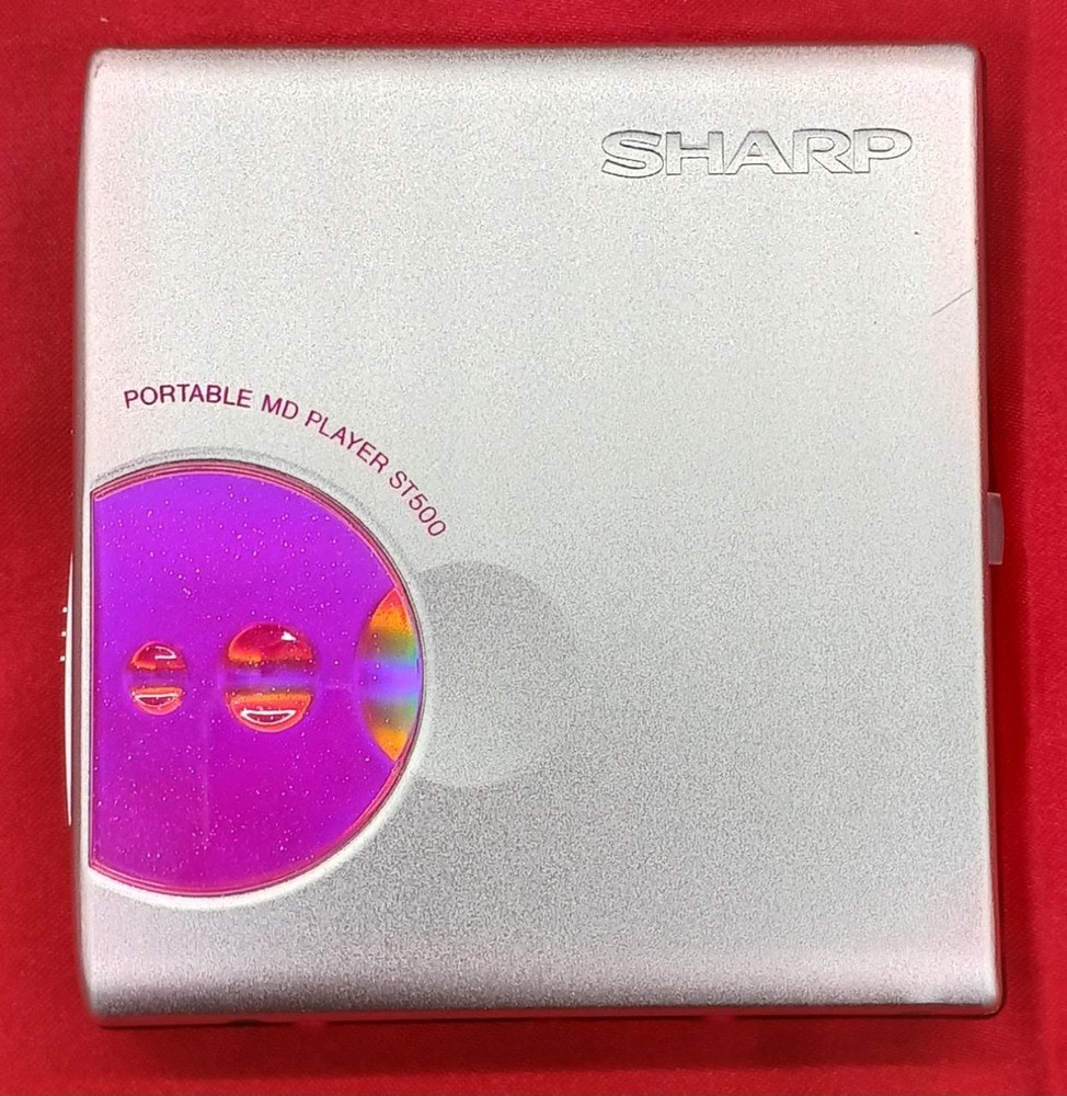 Portable MD Player Model MD ST500 SHARP