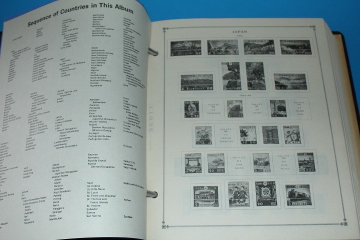 Scott International Blue Stamp Album 1940-1949 Pt 2A/2B Dustcover BlueLakeStamps