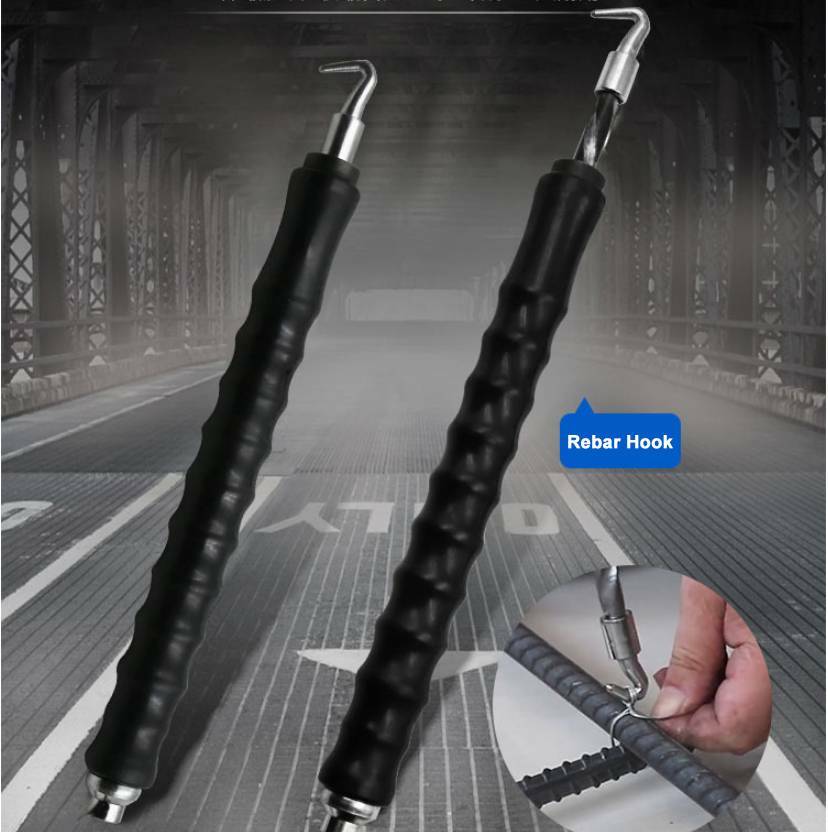 Semi-Automatic Rebar Hook Steel Bar Binding Hook Wire Tying Tools Twister Pull