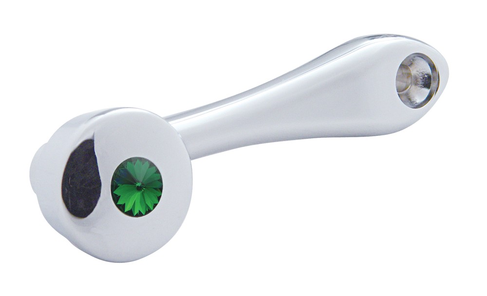 Window Crank With Square Adapter - Green Diamond