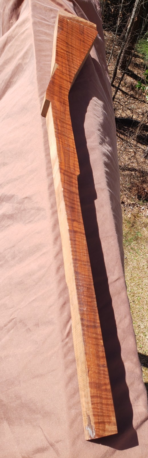 🔥 HIGHLY FIGURED CURLY TIGER CLARO WALNUT MUZZLELOADER RIFLE HAWKEN STOCK Blank