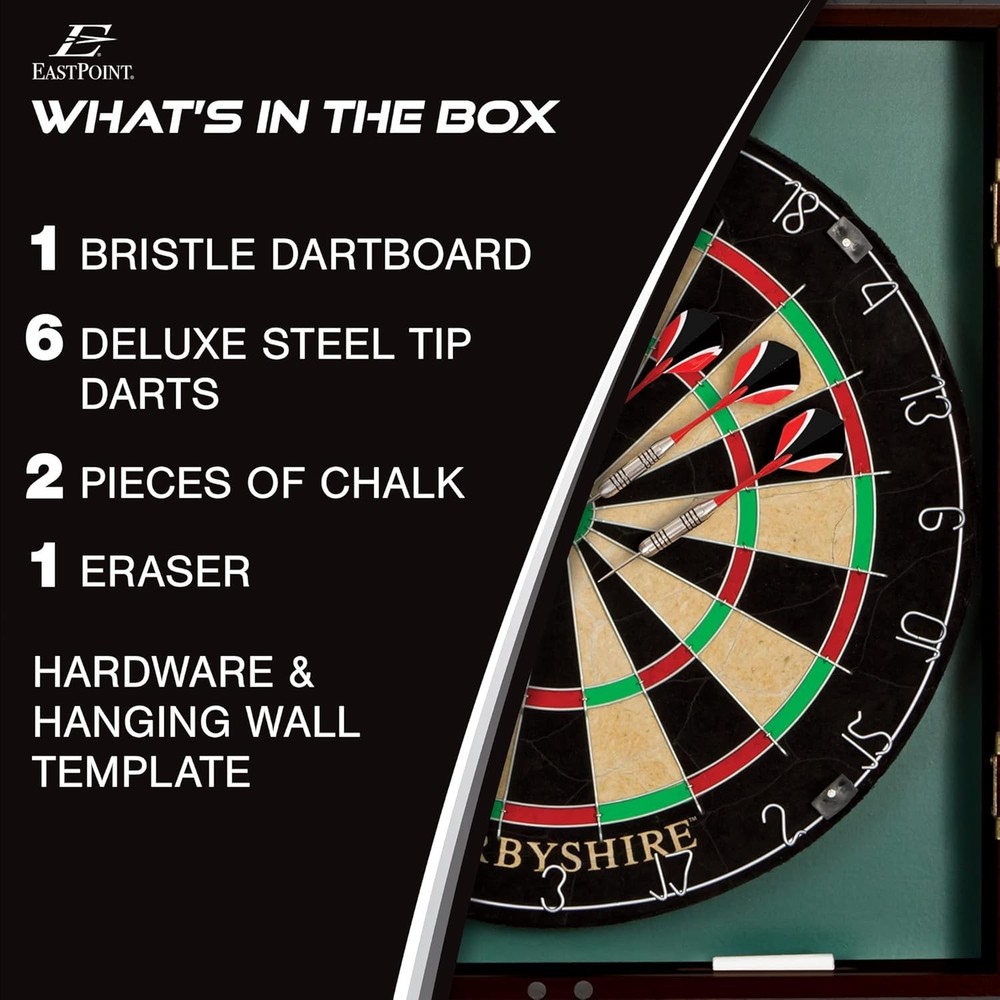 Official Size Tournament Dart Board Set
