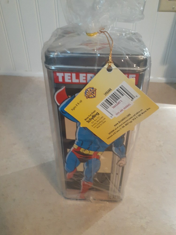 Warner Bros DC Superman Tin Bank