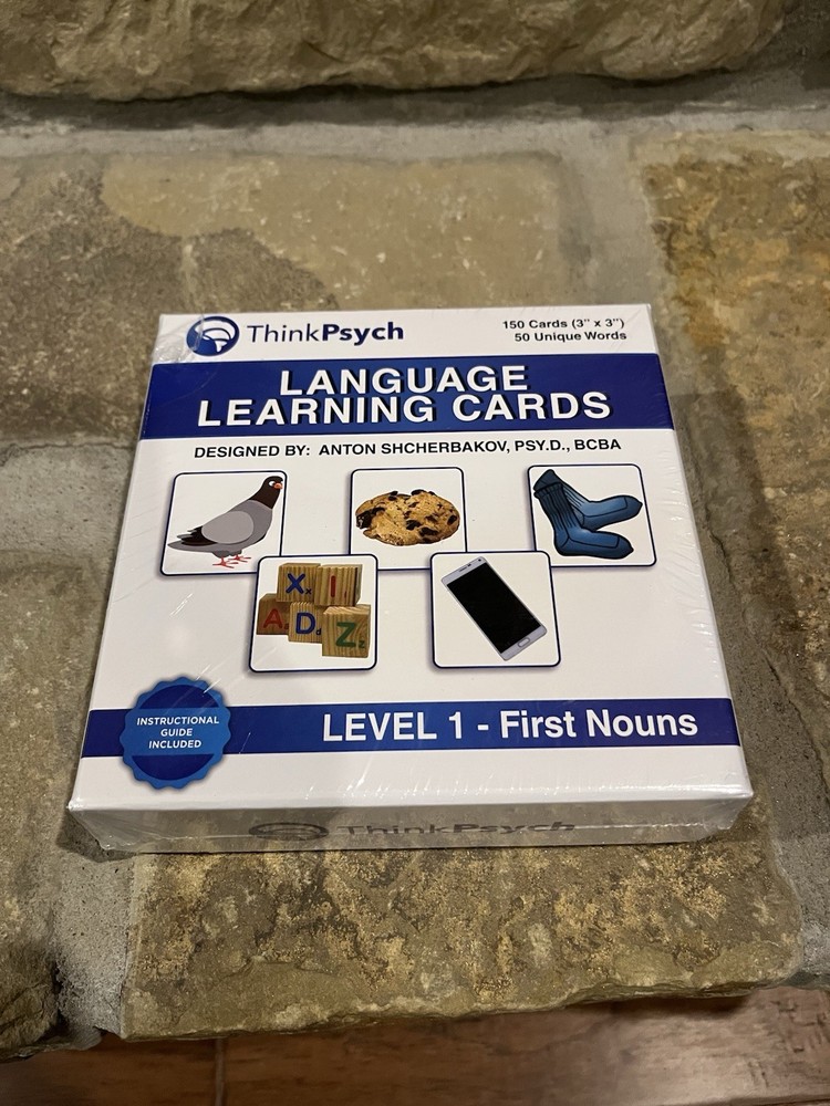 ThinkPsych Language Learning Cards Level 1-First Nouns