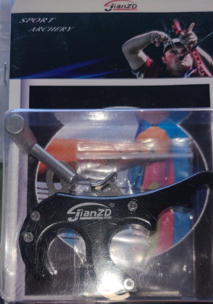 Archery Release Aids 3 Finger Grip Thumb Trigger Caliper Compound Bow Hunting