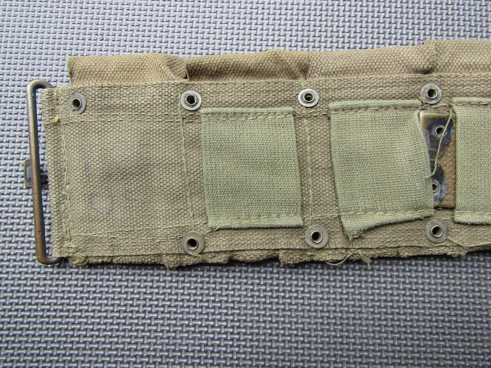 Ammo Belt and WW II Garrison Cap.
