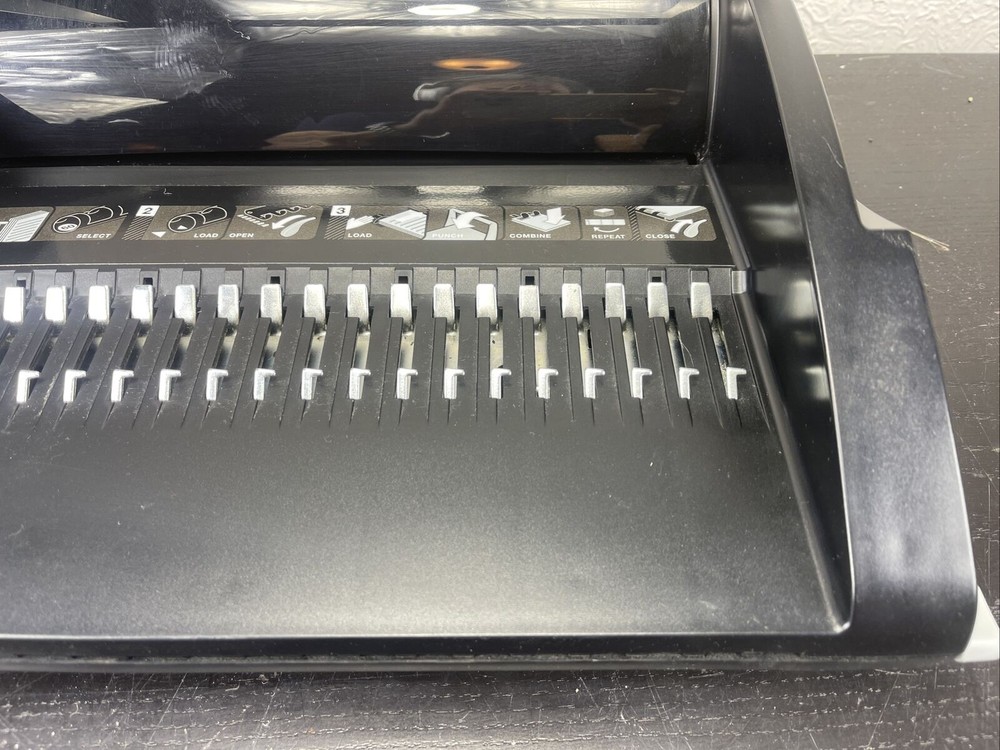 GBC CombBind C12 Binding Machine 12 Sheet Punch & 200 Sheet Binding Capacity