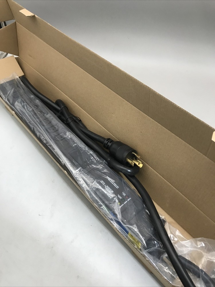 Multi Metered Surge Protection PDU - 240v 6 (C13) 2 (C19) With LCD Screen