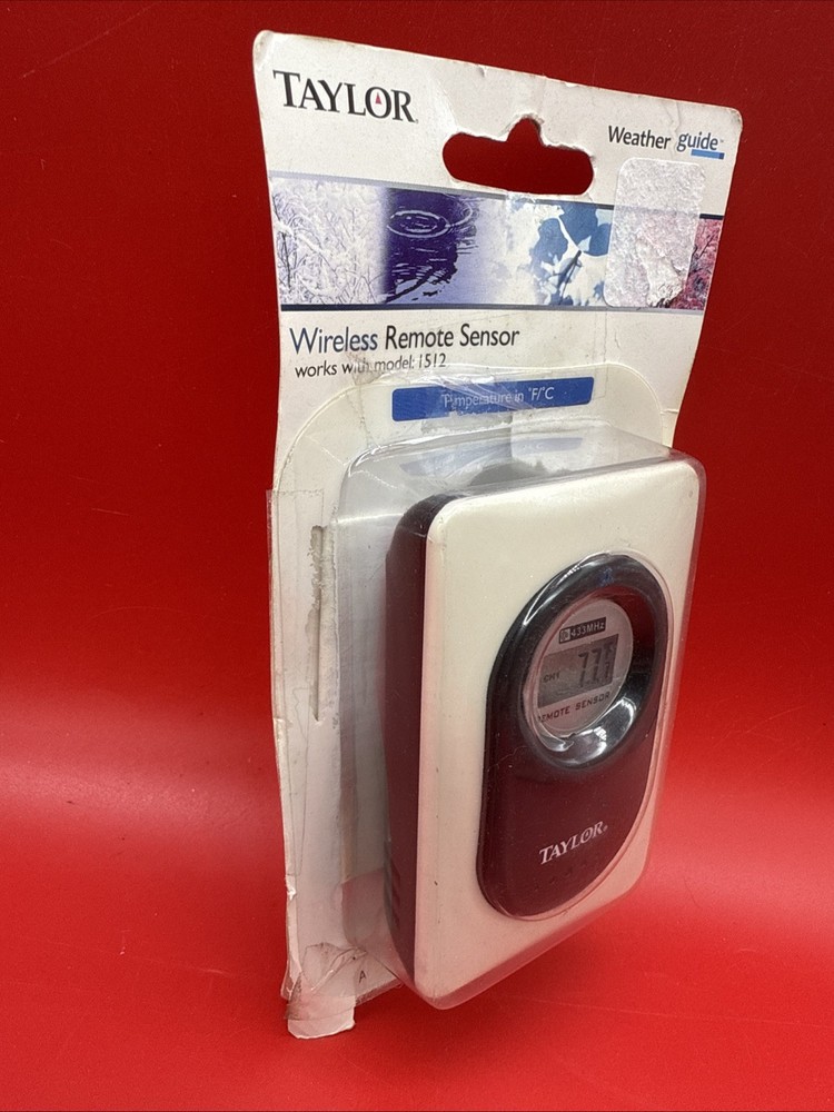 Taylor Weather Guide Wireless Remote Sensor Works W/ Model 1512 - Read