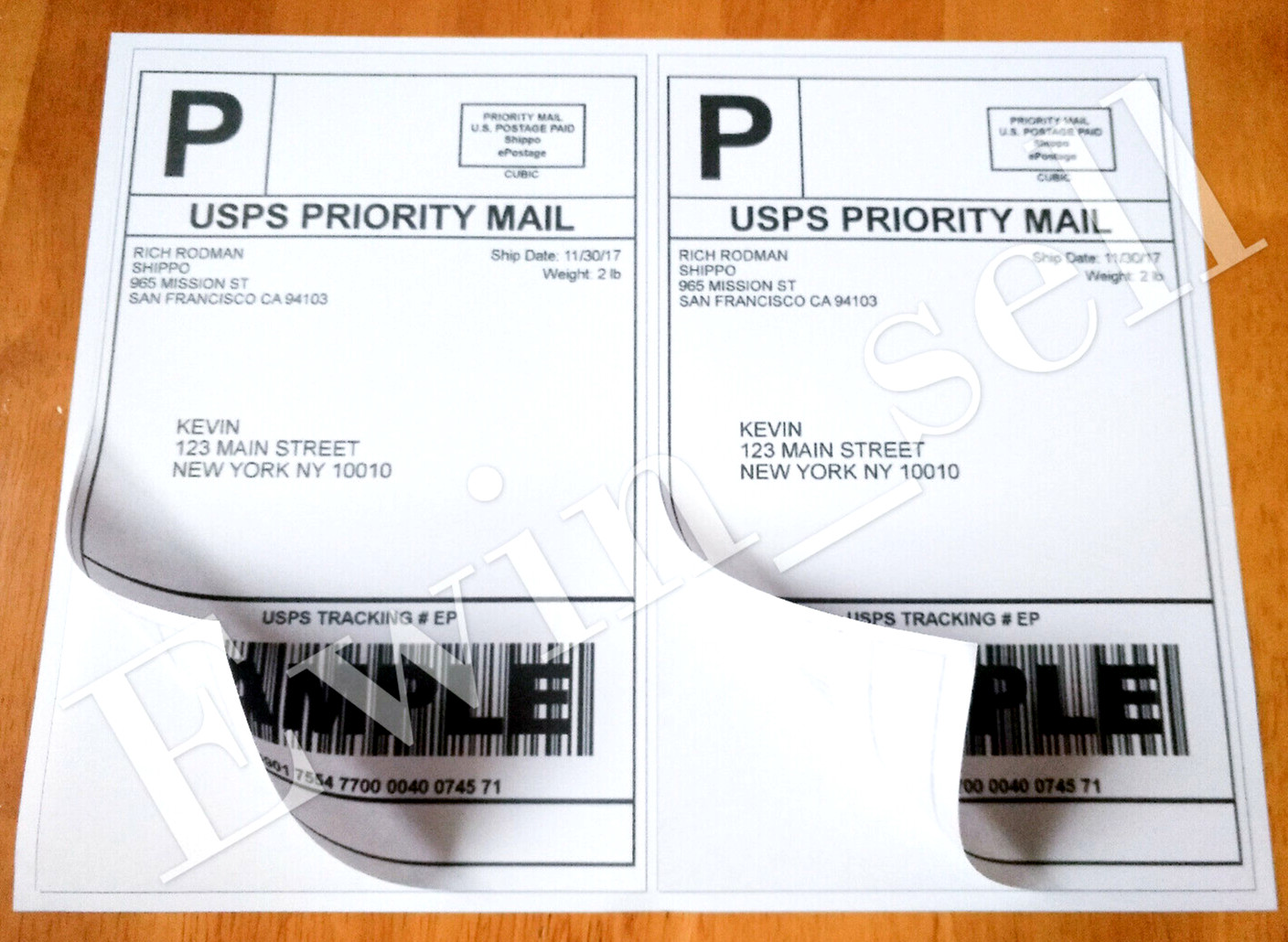 110 Sheets 220 Premium Half Sheet Shipping Labels 200+20 8.5x5.5 2 Per Sheet