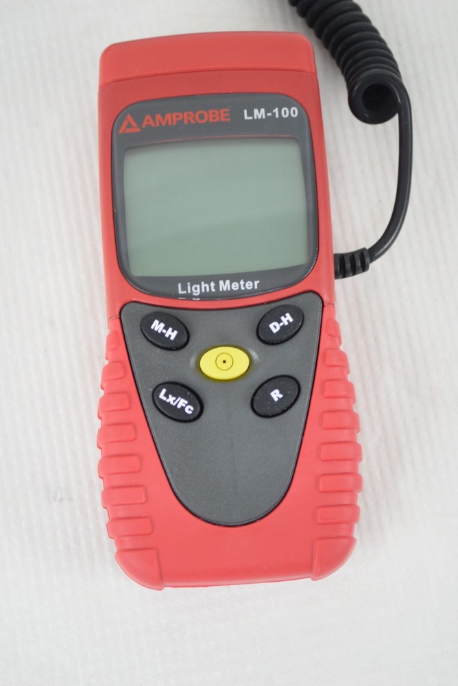 Amprobe LM-100 Light Meter with Sensor and Cap