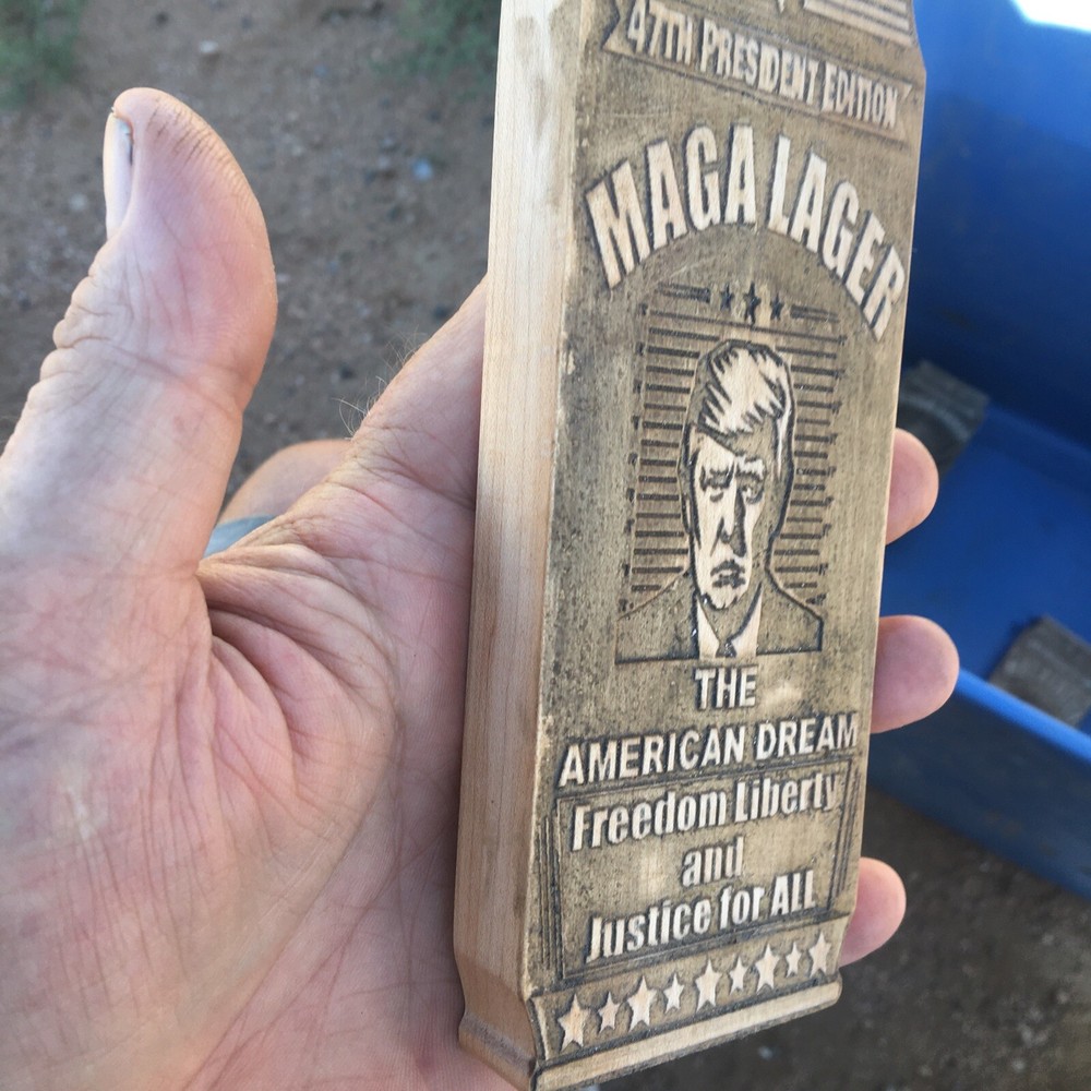 maga lager wood art