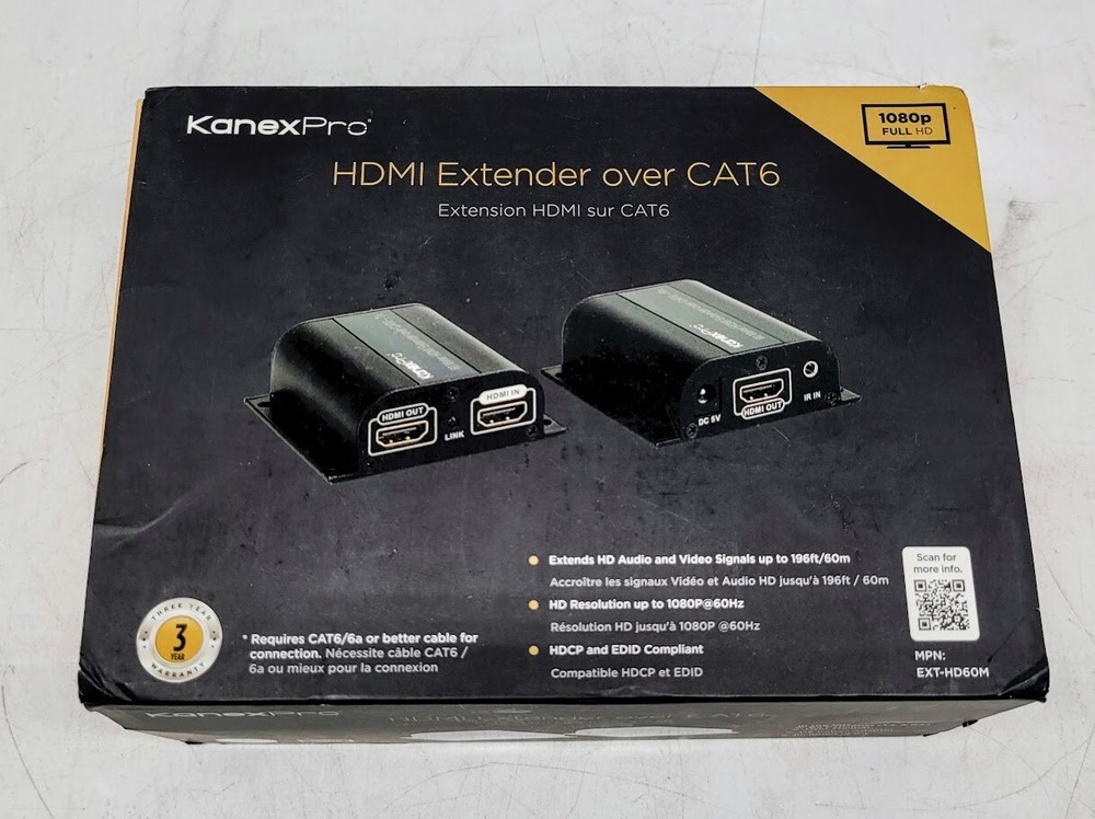 Kanexpro HDMI Extender over CAT6 EXT-HD60M